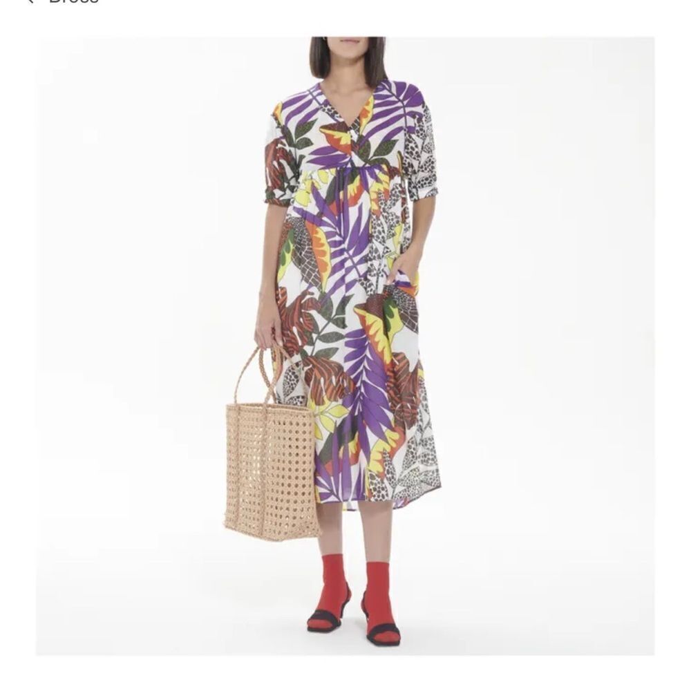 ROSEANNA 
Otis Ursula Dress | Purple cotton lined